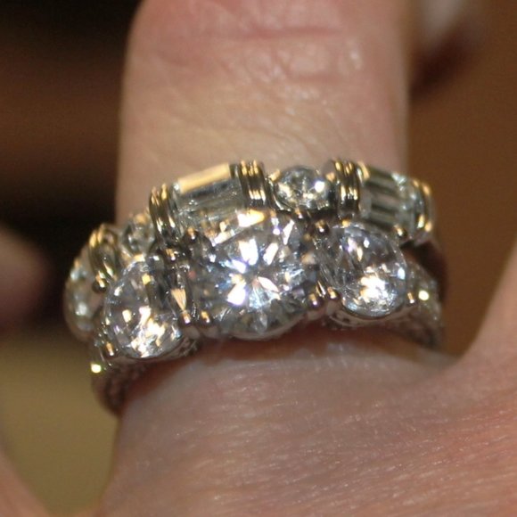 New 10 Bling Cocktail Statement Ring Lot Bundle *DEAL* - Picture 12 of 14